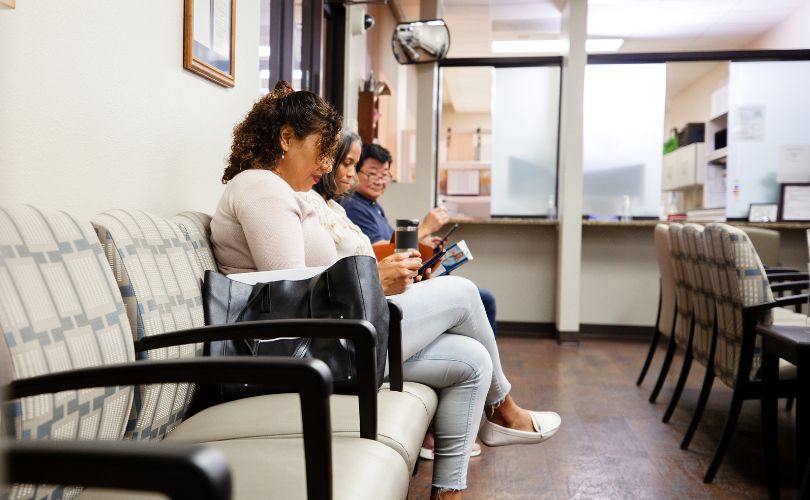 Fertility clinic waiting room